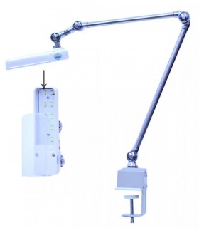 Lámpara LED articulada con protector